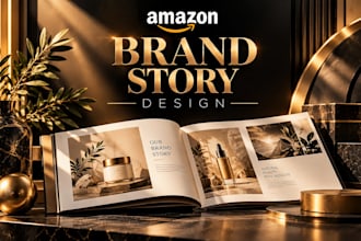 design a professional amazon brand story for your brand