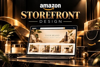 design a professional amazon storefront for your brand