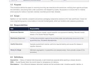write and review  gmp sops, protocols and iq oq pq documents