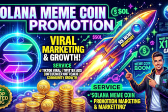 boost solana meme coin promotion meme coin marketing meme coin promotion
