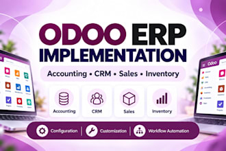 do odoo erp setup, implementation, customization and support