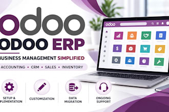 do odoo erp setup, implementation, customization and support