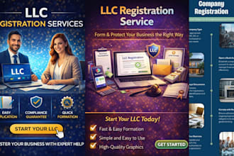 register your llc, company or business and provide registration assistance