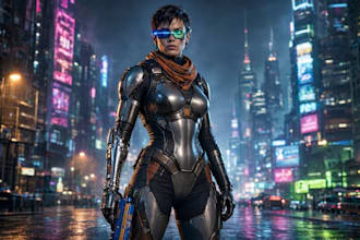 turn your idea into amazing sci fi character artwork