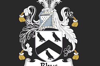 make any heraldic shield, coat of arms or family crest