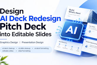 design ai deck redesign pitch deck into editable slides