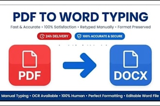convert pdf to word, scanned pdf to editable word doc