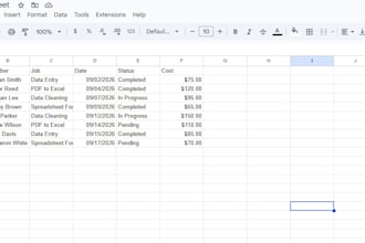 standard spreadsheet data cleaning