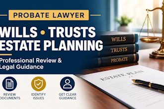 be your probate lawyer for wills, trusts and estate planning