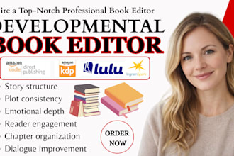 do fiction developmental book editing, nonfiction developmental book editor