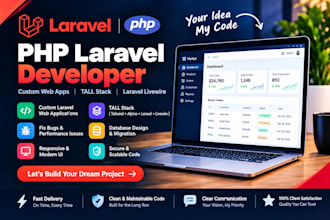 be a PHP laravel developer for custom web development