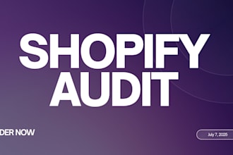 do shopify store audit