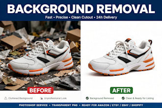 do background removal, amazon product photo editing and retouching