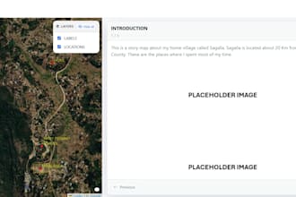 create custom made gis story maps