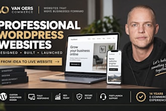 design, build and launch your professional wordpress website