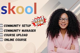 setup skool online community skool online course community skool credit repair