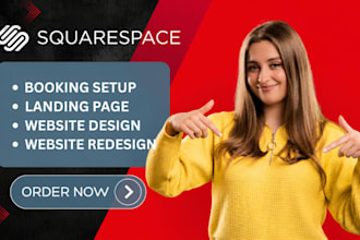 design a squarespace website for saas and tech startups