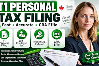 prepare and efile your canadian t1 personal tax return