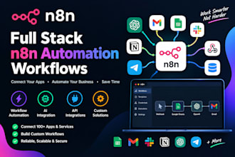do setup n8n automation, ai workflows, and custom ai agents for your business