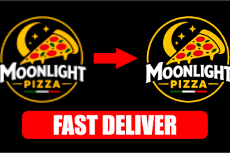 vectorize your logo and convert it to a clean vector file