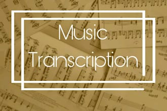 typeset the musical score