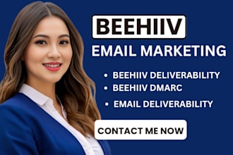 setup beehiiv email deliverability spf dkim dmarc domain authentication setup