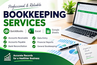 bookkeeping, bank reconciliation for using excel and google sheets