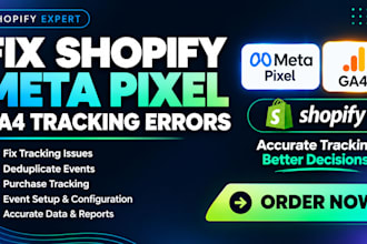 fix shopify meta pixel deduplication ga4 purchase tracking event tracking errors