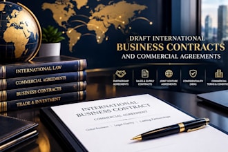 draft international business contracts and commercial agreements uk solicitor
