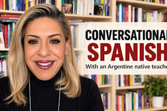 teach you conversational spanish with an argentine native speaker