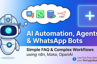 build ai automation, ai whatsapp bot, and ai agents for your business
