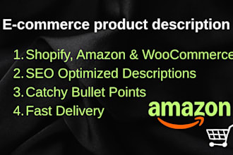 write professional e commerce product descriptions