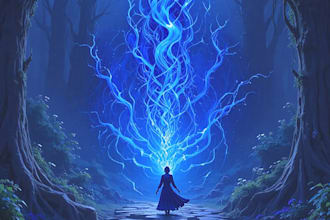design a magical fantasy book cover for your novel