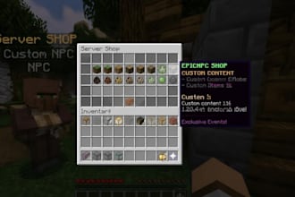 develop custom minecraft plugins for your server in java