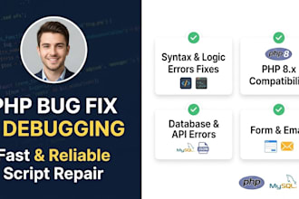 do bug fix in PHP and javascript