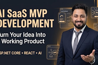build your ai saas mvp and fullstack web app
