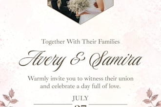 design elegant wedding invitations and rsvp cards