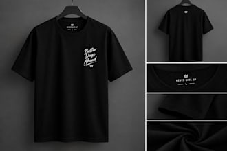 create a modern and creative t shirt design