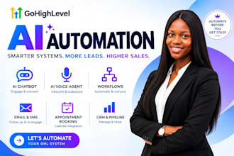 build gohighlevel ai automation ghl workflows CRM sales funnel