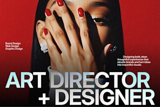 create a brand identity moodboard and visual art direction  for your brand fast
