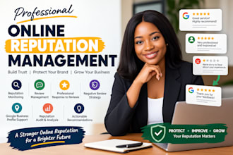 do online reputation management and create a professional ORM strategy, ORM
