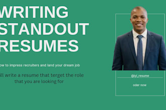 create a professional ats optimized resume CV that presents your experience