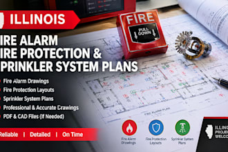 design illinois fire alarm fire protection and sprinkler system plans