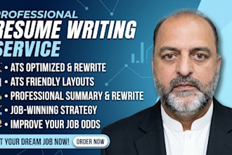 edit, rewrite, and design modern creative CV and ats resume