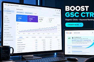 optimize google serp CTR cro search console performance and organic clicks