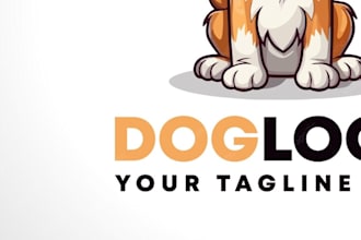 design unique dog paw logo