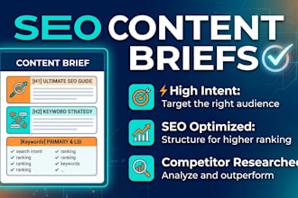 create an SEO content brief, semantic content