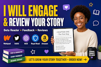 engage and review your story on royal road wattpad ao3 inkitt amazon beta reader