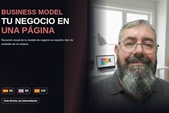crear una presentación profesional o pitch deck para tu negocio en español