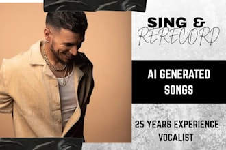 turn your ai generated song into a professional human vocal recording